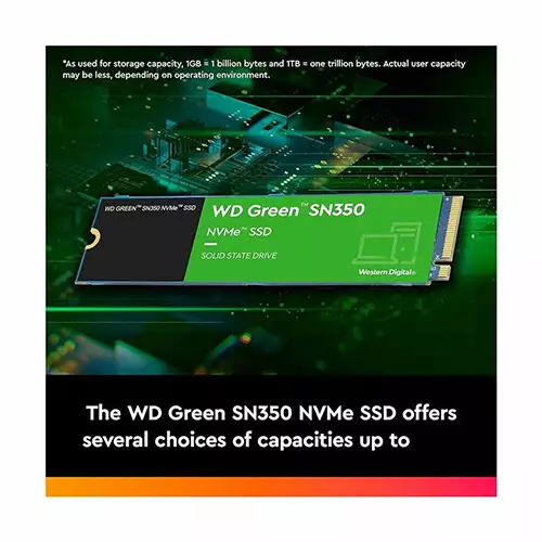 WD Green SN350 250GB M.2 NVMe SSD - 0