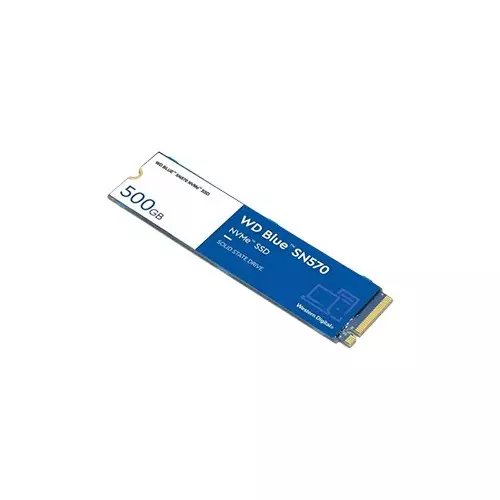 Western Digital Blue SN570 500GB M.2 2280 PCIe Gen 3.0 x4 NVMe SSD - 1