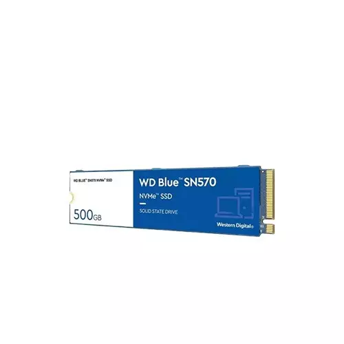 Western Digital Blue SN570 500GB M.2 2280 PCIe Gen 3.0 x4 NVMe SSD - 2