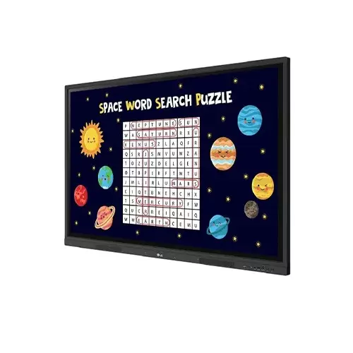 LG 65TR3DK-BG 65 Inch 4K UHD Education Interactive Flat Panel Display - 1