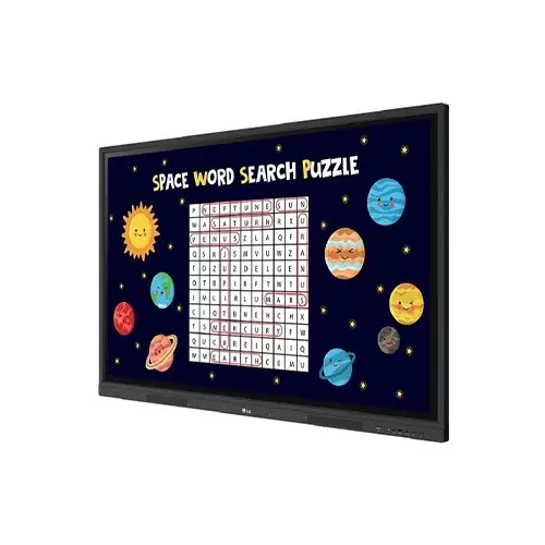 LG 75TR3DK-BM 75 Inch 4K UHD Education Interactive Flat Panel Display - 1