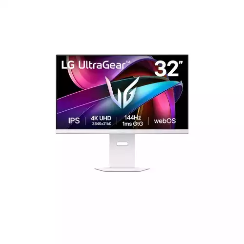 LG UltraGear 32G810SA-W 32-inch 144Hz UHD 4K AI Smart Gaming Monitor