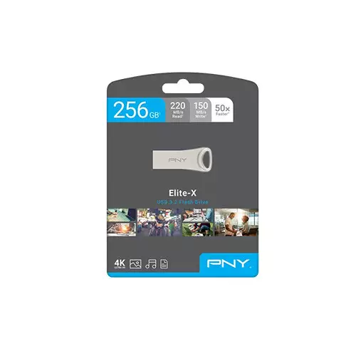 PNY Elite-X USB 3.2 Gen 1 256GB Pen Drive - 4