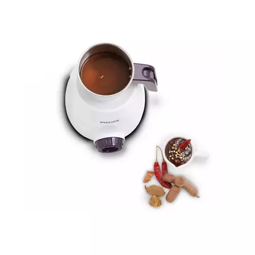 PHILIPS 500W MIXER GRINDER HL7505/00 WHITE AND PURPLE - 0