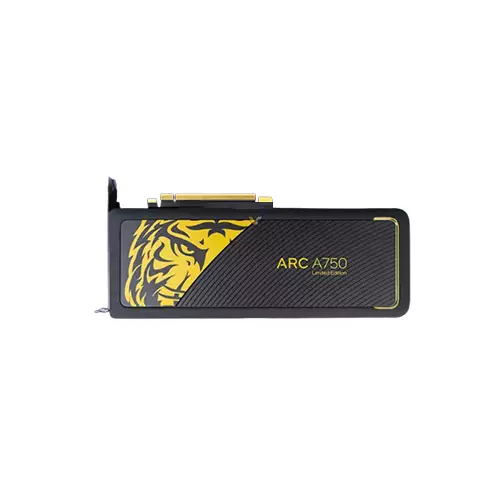 INTEL ARC A750 8GB GDDR6 LIMITED TIGER GOLD EDITION GRAPHICS CARD - 1