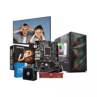 Intel Core i5-12400 GIGABYTE H610M K 8GB RAM 512GB SSD Desktop PC with 22-inch Monitor