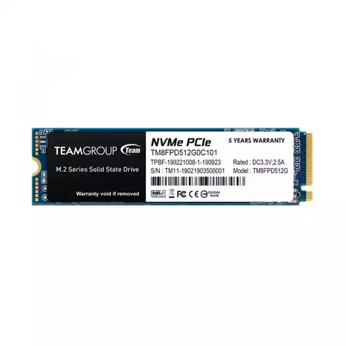Team MP33 PRO 512GB M.2 PCIe Gen3 NVMe SSD