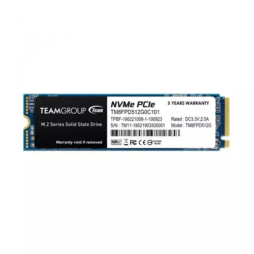 Team MP33 PRO 512GB M.2 PCIe Gen3 NVMe SSD