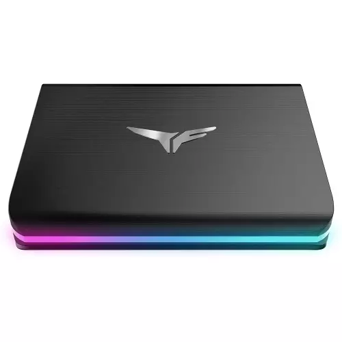 TEAM T-Force Treasure Touch 1TB Type-C USB 3.2 RGB Portable External SSD - 1