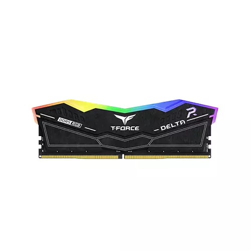 TEAM T-FORCE DELTA RGB 16GB 6000MHz DDR5 Gaming RAM BLACK
