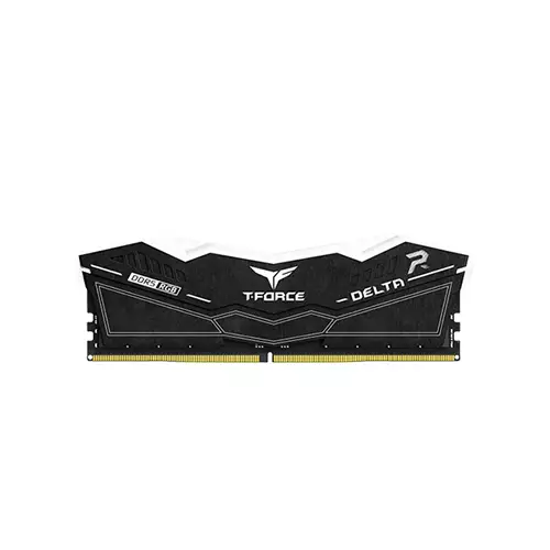 TEAM T-FORCE DELTA RGB 16GB 6000MHz DDR5 Gaming RAM BLACK - 1