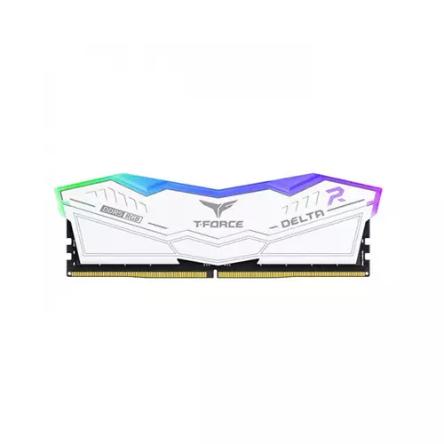 TEAM T-FORCE DELTA RGB 16GB 6000MHZ DDR5 GAMING RAM WHITE
