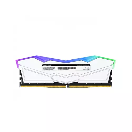 TEAM T-FORCE DELTA RGB 16GB 6000MHZ DDR5 GAMING RAM WHITE - 2