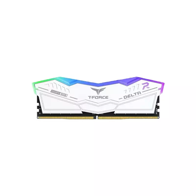 TEAMGROUP T-FORCE DELTA RGB DDR5 32GB (2X16GB) 7600MHZ WHITE DESKTOP RAM - 1