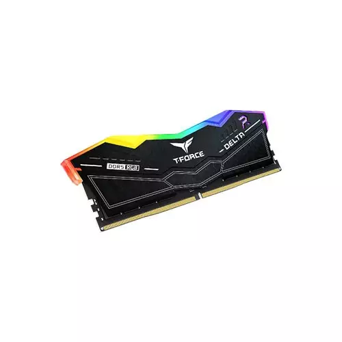 TEAMGROUP T-FORCE DELTA RGB DDR5 48GB (24GBX2) 7200MHZ GAMING DESKTOP RAM - 1