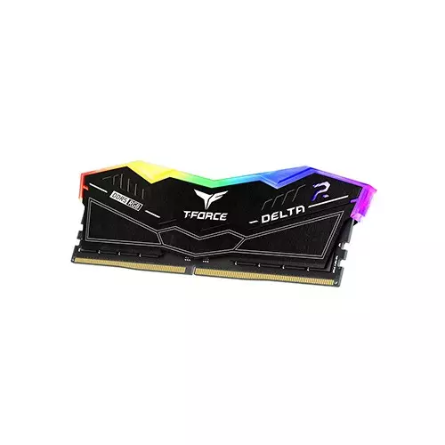 TEAM T-FORCE DELTA RGB 16GB DDR5 6000MHz CL38 Desktop RAM (Black) - 2