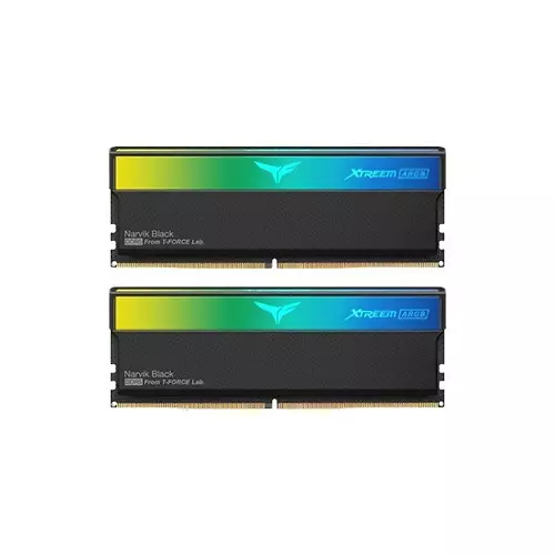 Team T-FORCE XTREEM ARGB 32GB(2*16) DDR5 7200Mhz Desktop RAM (Black)