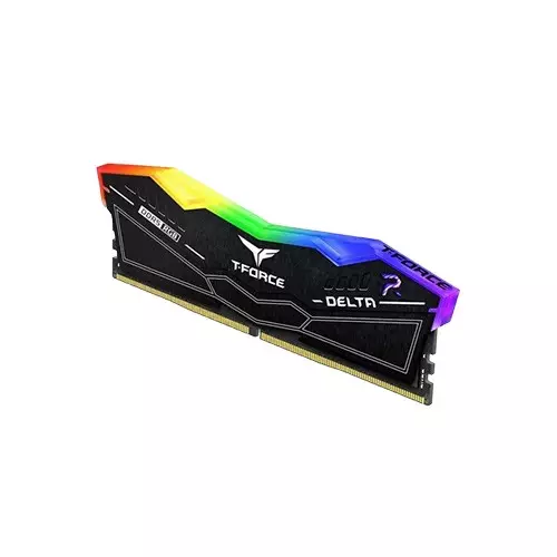 Team T-Force Delta RGB 16GB DDR5 6000MHz Latency - CL28-36-36-76 Heatsink Gaming Desktop RAM - 2