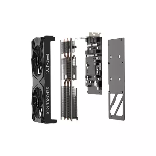 PNY GEFORCE RTX 4060 TI 8GB VERTO DUAL FAN GRAPHICS CARD - 3