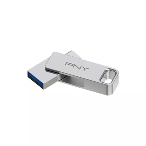 PNY Duo Link 64GB USB 3.2 Type-C Type-A Dual Pen Drive
 - 1