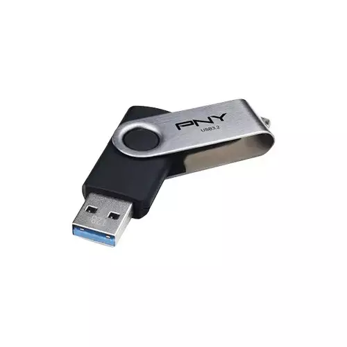PNY Turbo Attache R 128GB USB 3.2 Metal Pen Drive - 1