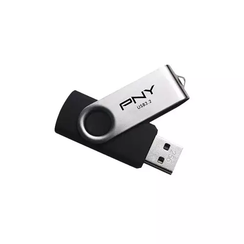 PNY Turbo Attache R 256GB USB 3.2 Metal Pen Drive - 1