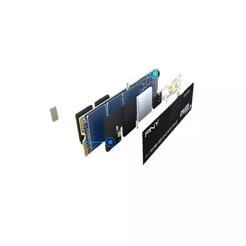 PNY CS2340 1TB M.2 2280 NVMe Gen 4x4 SSD - 2