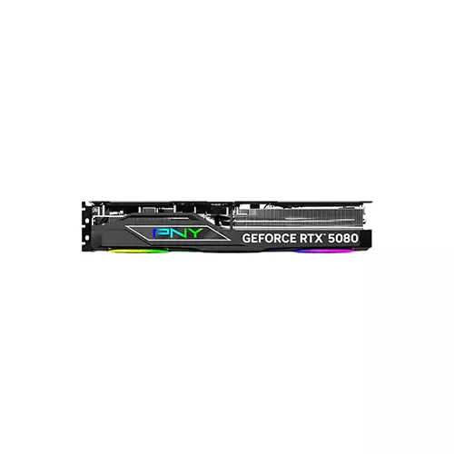 PNY GeForce RTX 5080 16GB GDDR7 ARGB EPIC-X RGB OC Triple Fan Graphics Card - 3