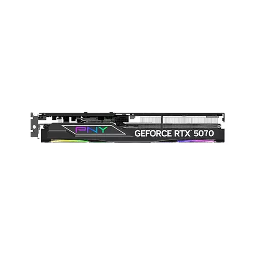 PNY NVIDIA GeForce RTX 5070 ARGB EPIC-X RGB OC Triple Fan GDDR7 Graphics Card - 3