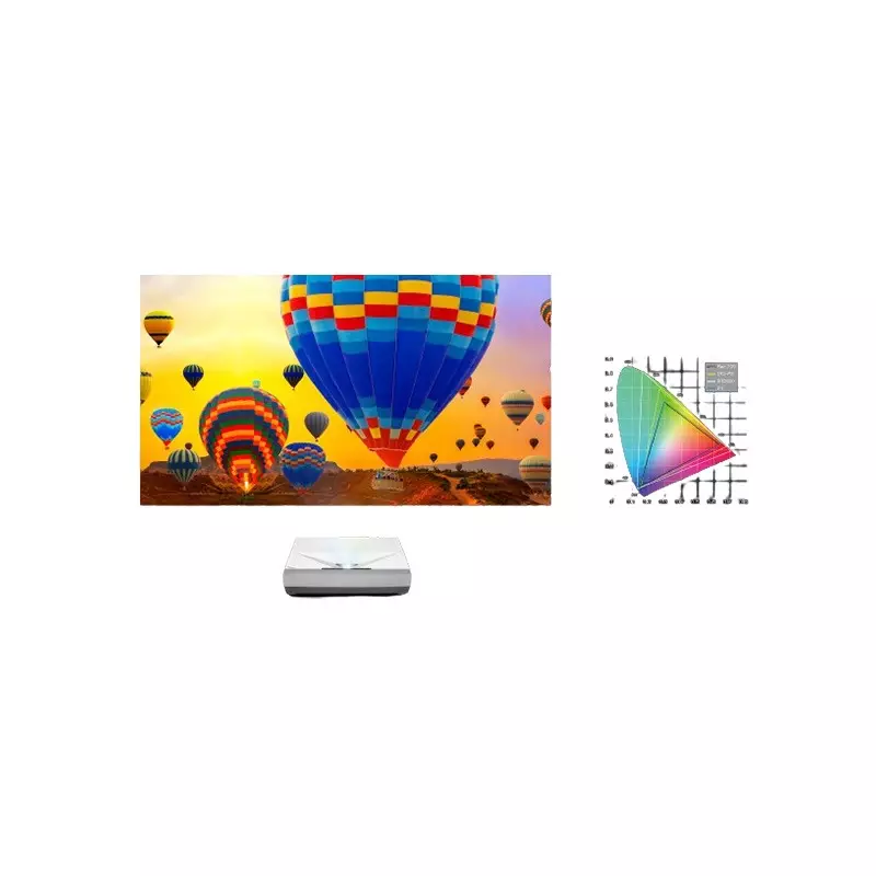 Optoma CinemaX D2 3000 Lumens 4K Ultra Short Throw DLP Laser Projector
 - 12
