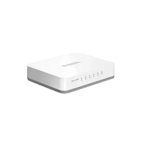 DLINK DGS-1005C 5 PORT 10/100/1000 MBPS UNMANAGED SWITCH - 1