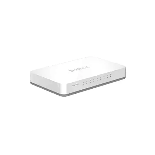 D-LINK DGS-1008C GIGABIT 8 PORT UNMANAGED SWITCH - 1
