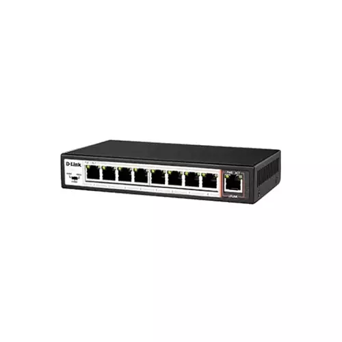 D-LINK DES-F1009P-E 100MBPS 8 PORT POE SWITCH - 1