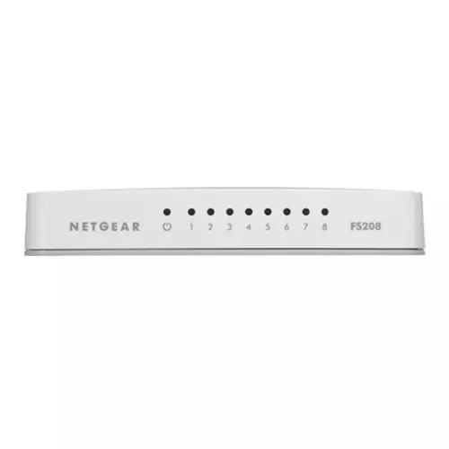 NetGear FS208 8 Port 10/100 Mbps Fast Ethernet Unmanaged Desktop Switch
