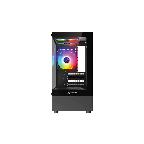 Xtreme M95B Mini-Tower M-ATX Case (Black) - 1