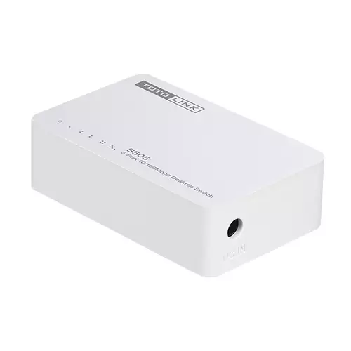TOTOLINK S505 5-Port 10/100Mbps Desktop Switch5-Port 10/100Mbps Desktop Switch - 1