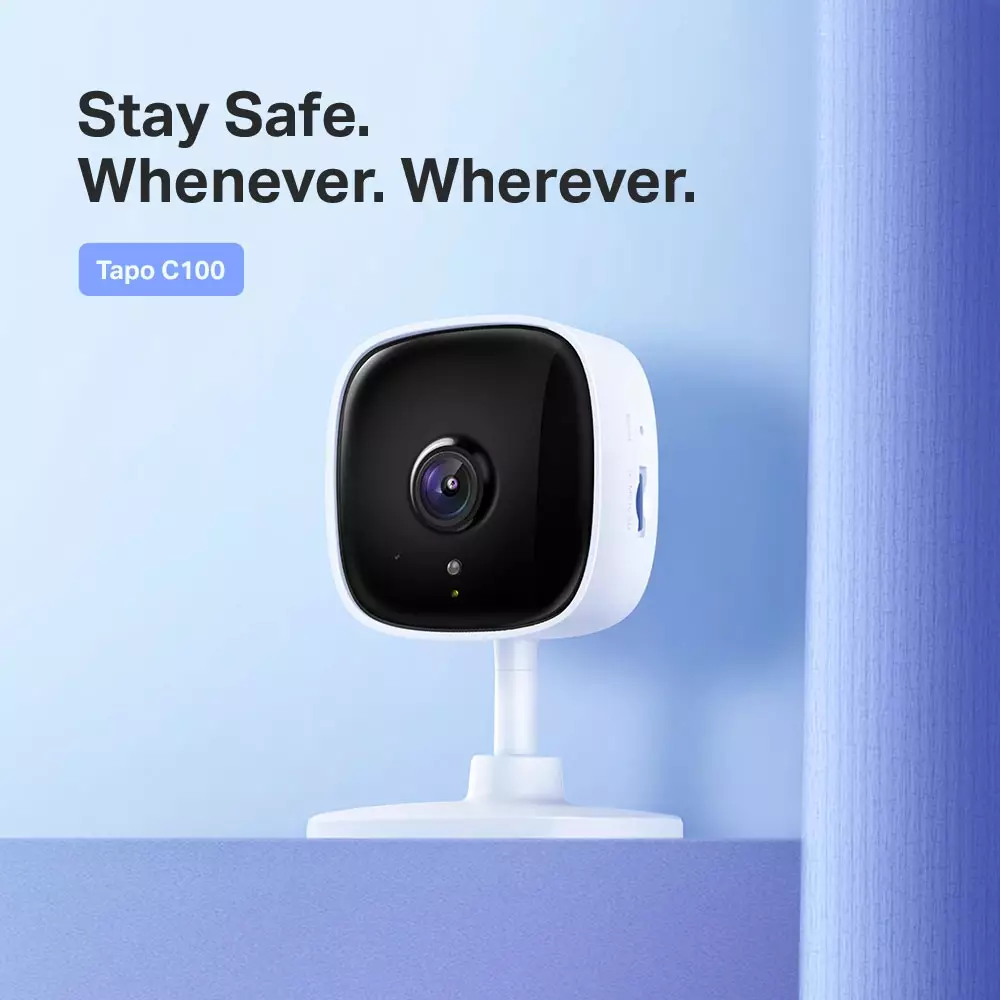TP-Link Tapo C100 Home Security Wi-Fi IP 1080p Camera - 2