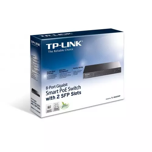 TP-Link TLSG2210P 8 Port Gigabit Smart PoE Switch - 2