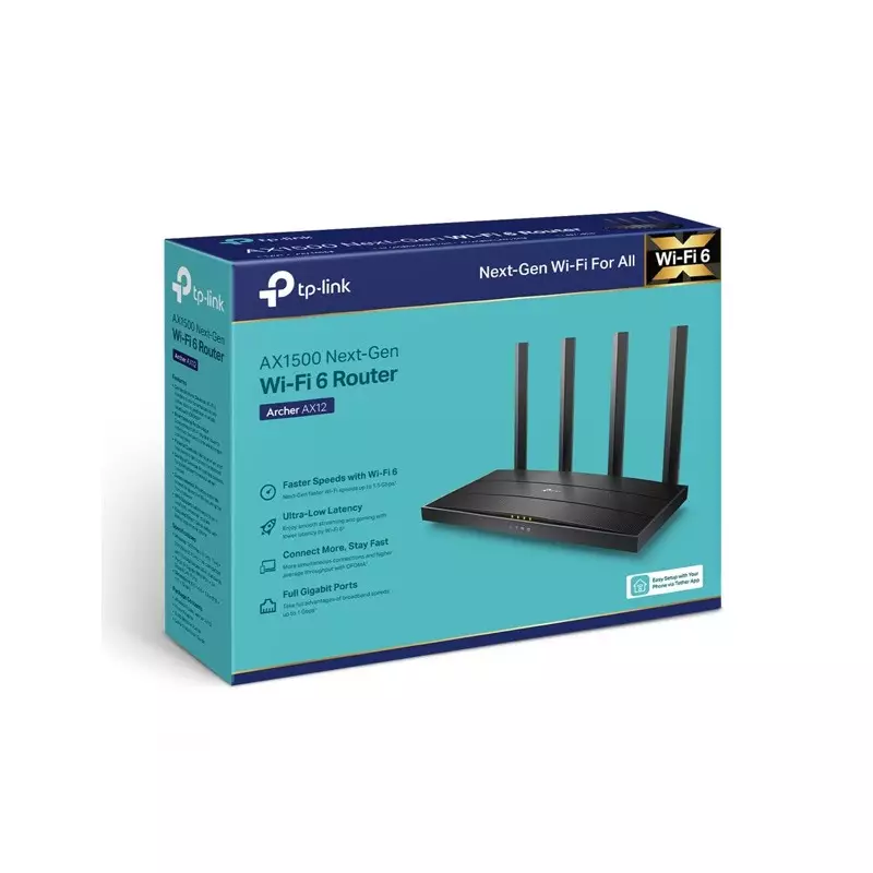 Tp-Link Archer AX12 AX1500 Dual-Band Wi-Fi 6 Router - 2