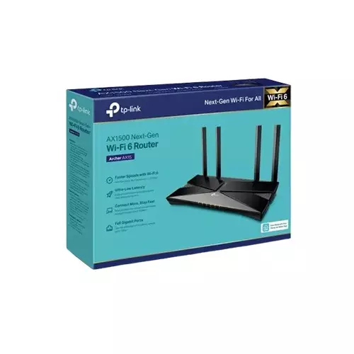 Tp-Link Archer AX15 AX1500 4 Antenna 1500mbps Gigabit Wifi 6 Router - 3