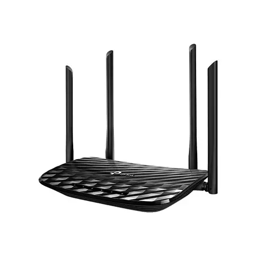 TP-Link Archer C50 AC1200 Ethernet Dual-Band Wi-Fi Router (Black) - 1