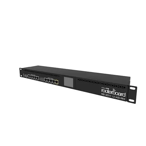 Mikrotik RB3011UiAS-RM 10xGigabit Ethernet Rackmount Router - 1