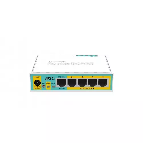 Mikrotik RB750UPr2 hEX PoE lite 5x Ethernet Router - 1
