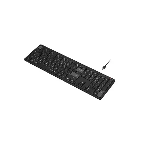 A4tech Fstyler FBX55C Dual-Mode 2.4G Wireless Keyboard - Black - 1