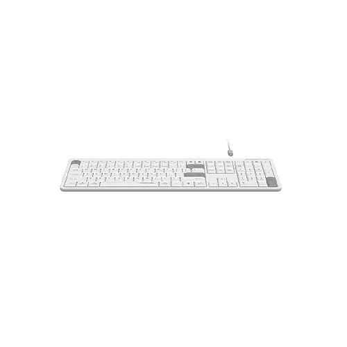 A4tech Fstyler FBX55C Dual-Mode 2.4G Wireless Keyboard - White - 1