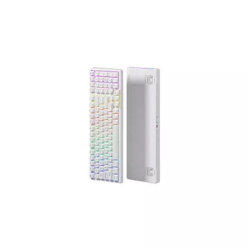 Furycube K99 Pro Wireless RGB Mechanical Keyboard- White - 0