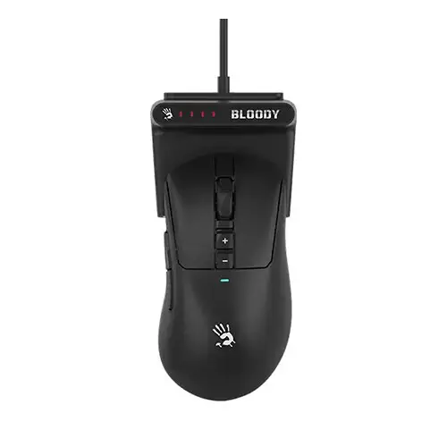A4Tech Bloody R73 Ultra Duo Black Dual Mode Gaming Mouse with Dock