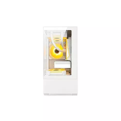 Golden Field T01 Mini-Tower M-ATX Gaming Case (White) - 1