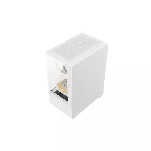 Golden Field T01 Mini-Tower M-ATX Gaming Case (White) - 2