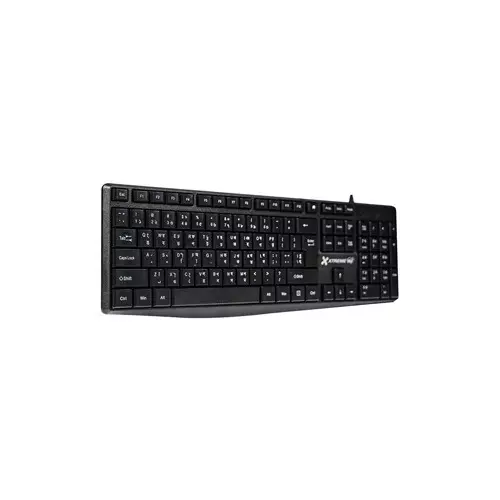 Xtreme KB600S Wired Keyboard (Black) - 1